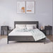 Noptiere, 2 buc., gri, 79,5x38x65,5 cm, lemn masiv de pin - WALTI WALTI