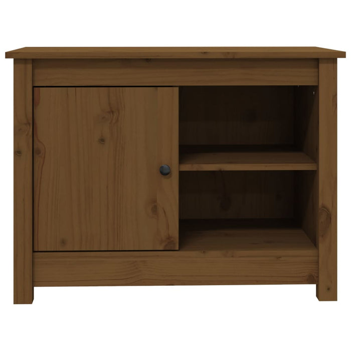 Comodă TV, maro miere, 70x36,5x52 cm, lemn masiv de pin WALTI