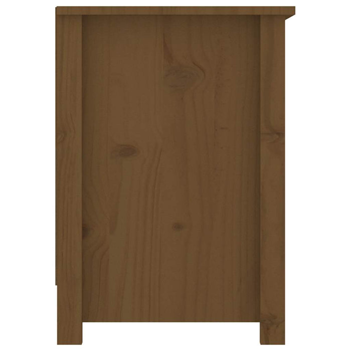 Comodă TV, maro miere, 103x36,5x52 cm, lemn masiv de pin WALTI