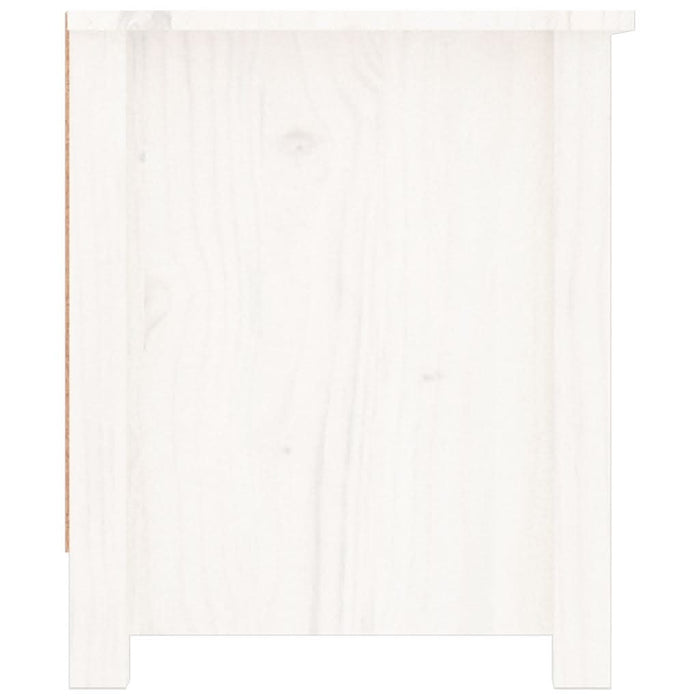 Dulap pentru pantofi, alb, 110x38x45,5 cm, lemn masiv pin - WALTI WALTI