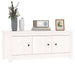 Dulap pentru pantofi, alb, 110x38x45,5 cm, lemn masiv pin - WALTI WALTI