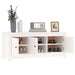 Dulap pentru pantofi, alb, 110x38x45,5 cm, lemn masiv pin - WALTI WALTI