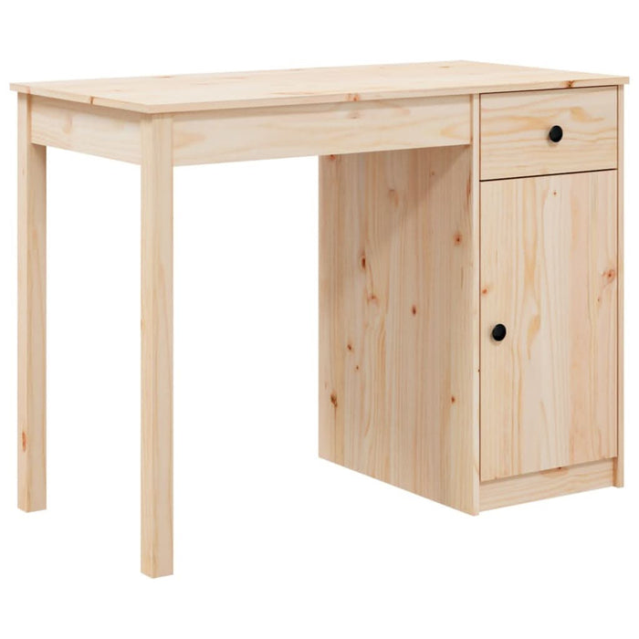 Birou, 100x50x75 cm, lemn masiv de pin - WALTI WALTI