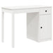 Birou, alb, 100x50x75 cm, lemn masiv de pin - WALTI WALTI