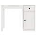 Birou, alb, 100x50x75 cm, lemn masiv de pin - WALTI WALTI