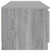 Comodă TV cu lumini LED, gri sonoma, 140x40x36 cm - WALTI WALTI