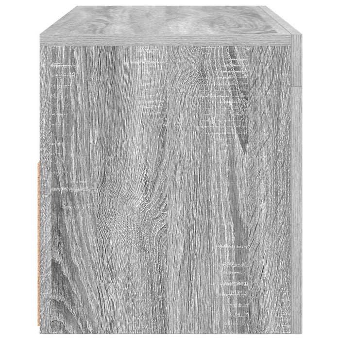 Comodă TV cu lumini LED, gri sonoma, 90x35x40 cm - WALTI WALTI