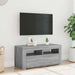 Comodă TV cu lumini LED, gri sonoma, 90x35x40 cm - WALTI WALTI