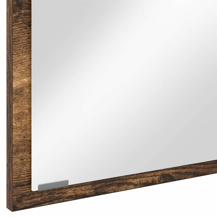Oglindă Pe perete Stejar afumat 90 x 8.5 x 37 cm Lemn compozit - WALTI WALTI