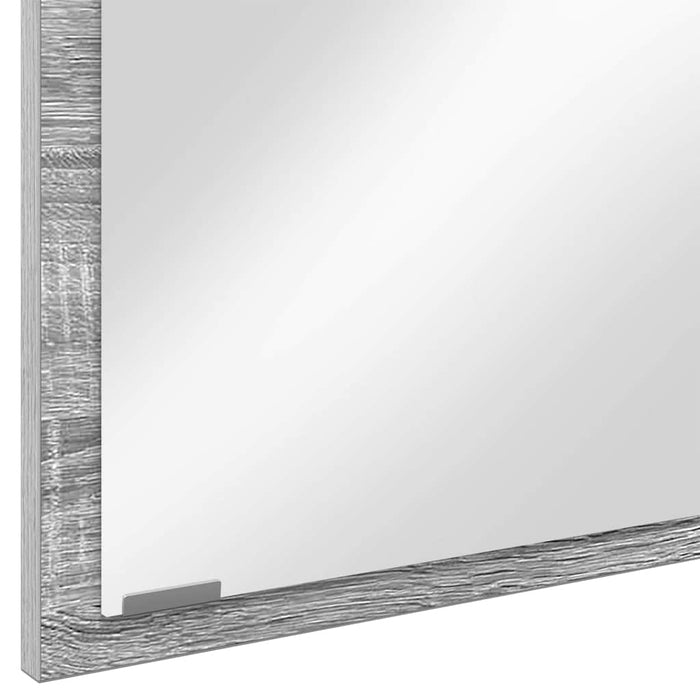 Oglindă Pe perete sonoma gri 90 x 8.5 x 37 cm Lemn compozit - WALTI WALTI