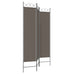 Paravan de cameră cu 3 panouri, antracit, 120x220 cm, textil - WALTI WALTI