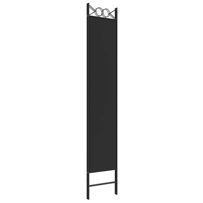 Paravan de cameră cu 3 panouri, negru, 120x220 cm, textil - WALTI WALTI