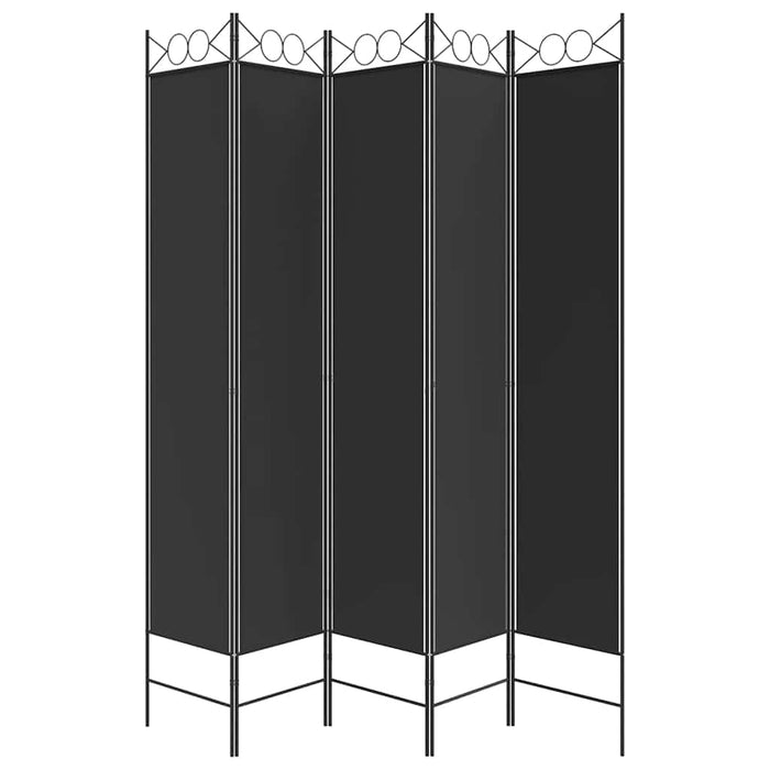 Paravan de cameră cu 5 panouri, 200x220 cm, textil - WALTI WALTI