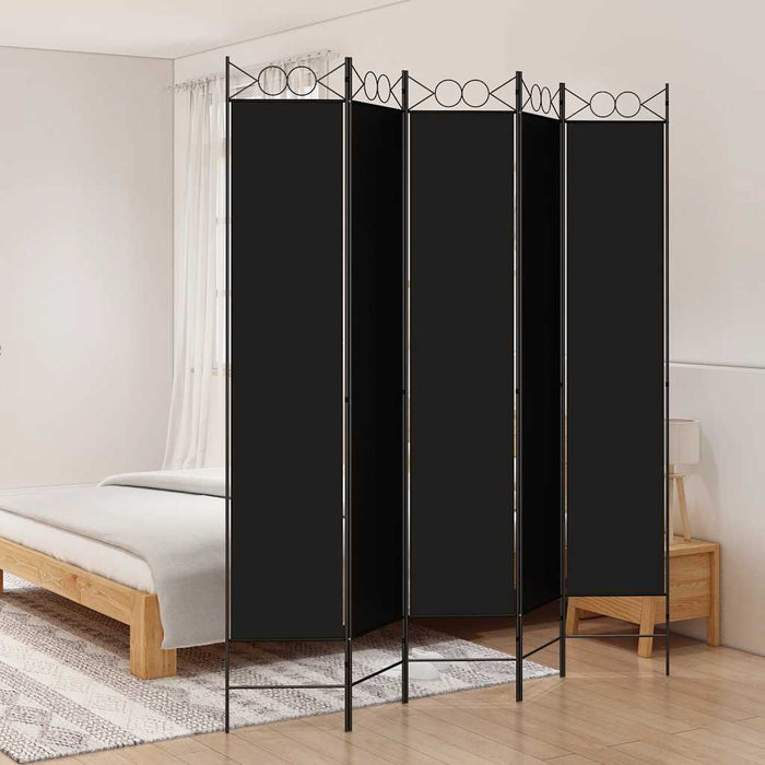 Paravan de cameră cu 5 panouri, 200x220 cm, textil - WALTI WALTI