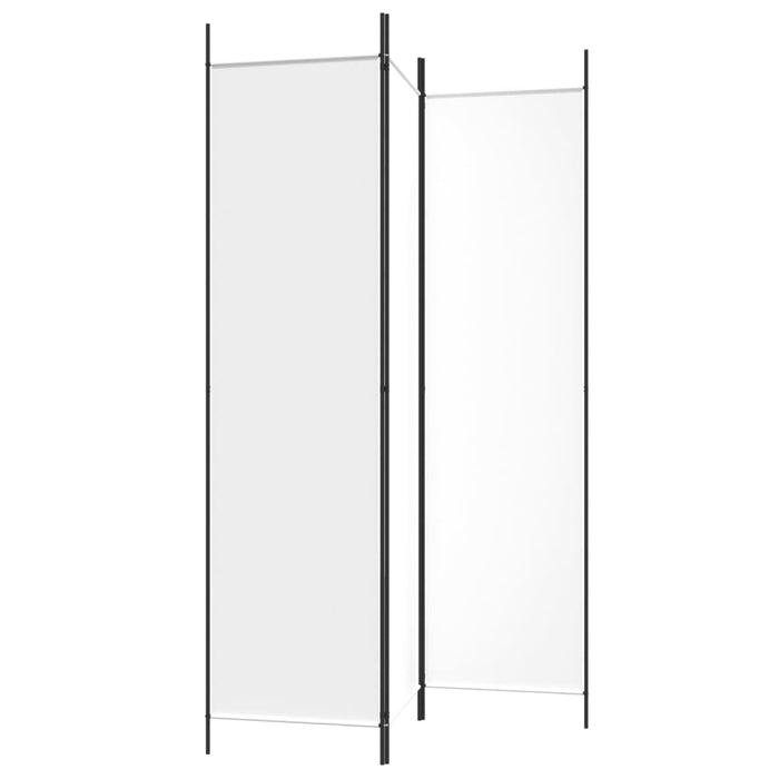 Paravan de cameră cu 3 panouri, alb, 150x200 cm, textil - WALTI WALTI