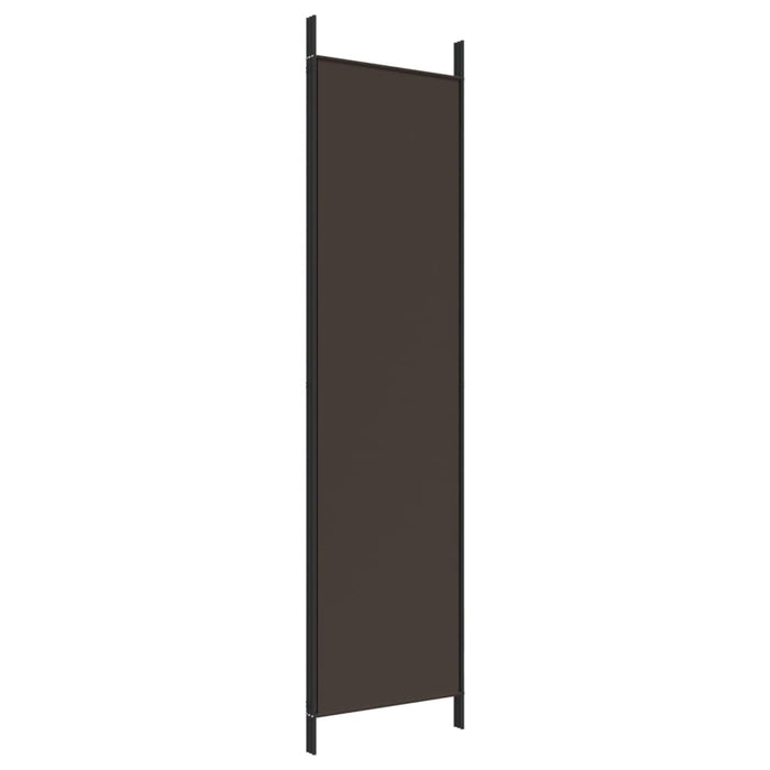 Paravan de cameră cu 3 panouri, maro, 150x200 cm, textil WALTI