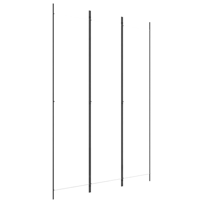 Paravan de cameră cu 3 panouri, alb, 150x220 cm, textil - WALTI WALTI