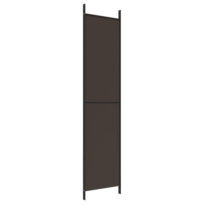Paravan de cameră cu 3 panouri, maro, 150x220 cm, textil WALTI