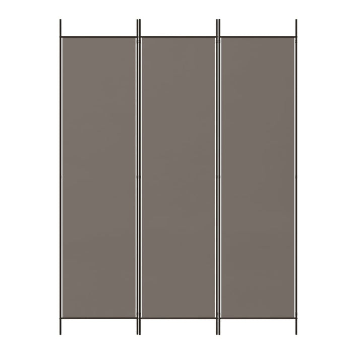 Paravan de cameră cu 3 panouri, antracit, 150x220 cm, textil - WALTI WALTI