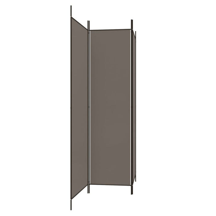 Paravan de cameră cu 3 panouri, antracit, 150x220 cm, textil - WALTI WALTI