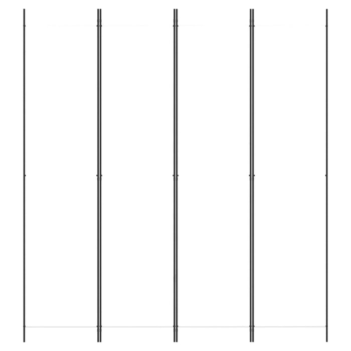 Paravan de cameră cu 4 panouri, alb, 200x220 cm, textil - WALTI WALTI