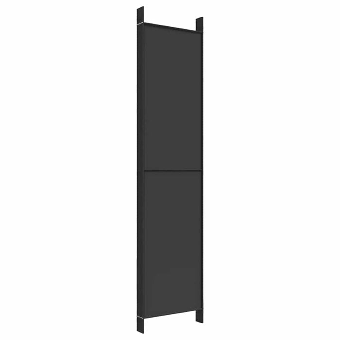 Paravan de cameră cu 6 panouri, negru, 300x220 cm, textil - WALTI WALTI