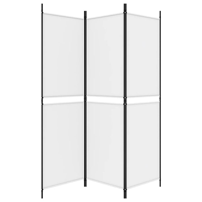 Paravan de cameră cu 3 panouri, alb, 150x180 cm, textil - WALTI WALTI