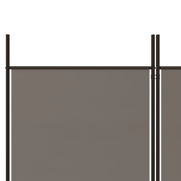 Paravan de cameră cu 3 panouri, antracit, 150 x 180 cm, textil - WALTI WALTI