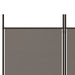 Paravan de cameră cu 3 panouri, antracit, 150 x 180 cm, textil - WALTI WALTI