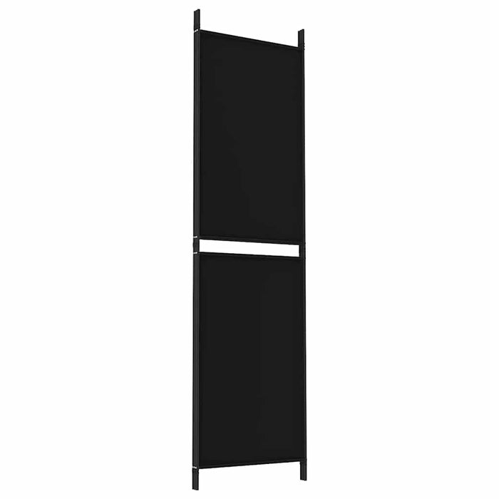 Paravan de cameră cu 3 panouri, negru, 150 x 180 cm, textil - WALTI WALTI