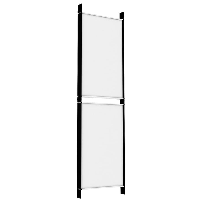 Paravan de cameră cu 5 panouri, Alb, 250 x 180 cm, textil - WALTI WALTI