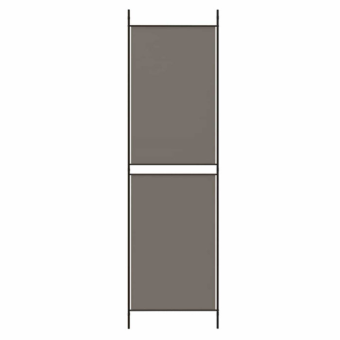 Paravan de cameră cu 5 panouri, antracit, 250 x 180 cm, textil - WALTI WALTI