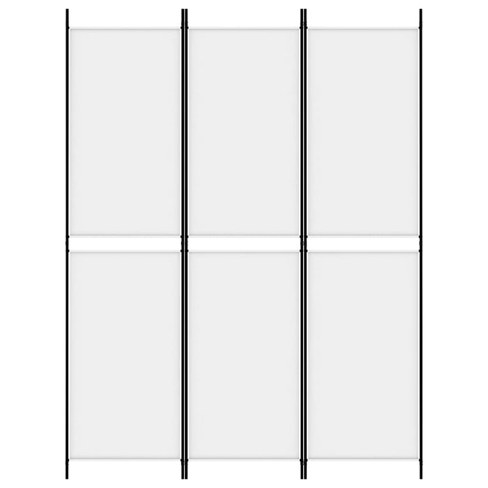 Paravan de cameră cu 3 panouri, alb, 150x200 cm, textil - WALTI WALTI