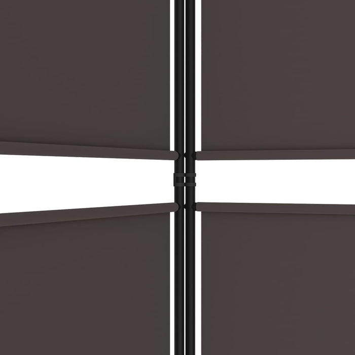 Paravan de cameră cu 3 panouri, maro, 150x200 cm, textil - WALTI WALTI