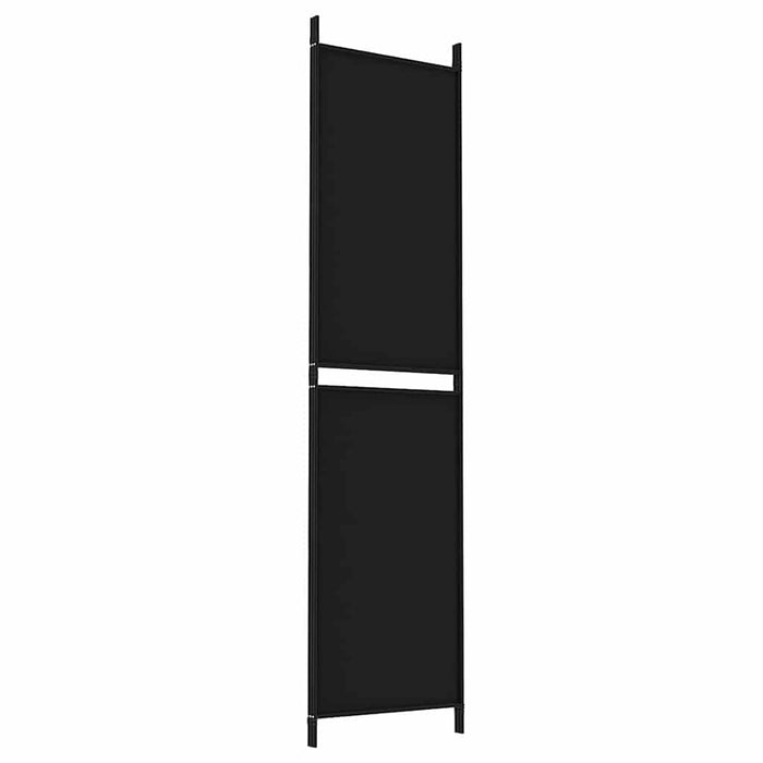 Paravan de cameră cu 3 panouri, negru, 150x200 cm, textil - WALTI WALTI
