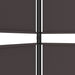 Paravan de cameră cu 5 panouri maro 250x200 cm material textil - WALTI WALTI