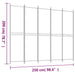 Paravan de cameră cu 5 panouri maro 250x200 cm material textil - WALTI WALTI