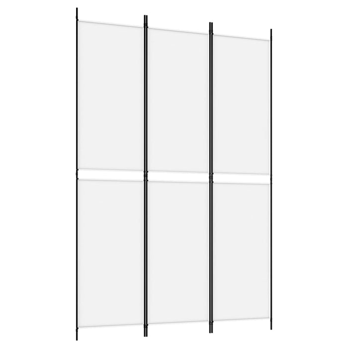 Paravan de cameră cu 3 panouri, alb, 150x220 cm, textil - WALTI WALTI
