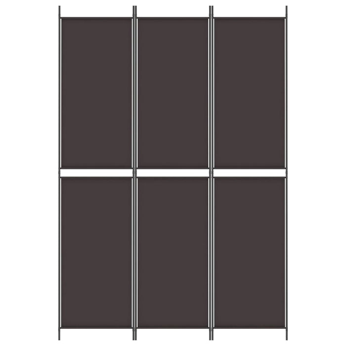 Paravan de cameră cu 3 panouri, maro, 150x220 cm, textil - WALTI WALTI