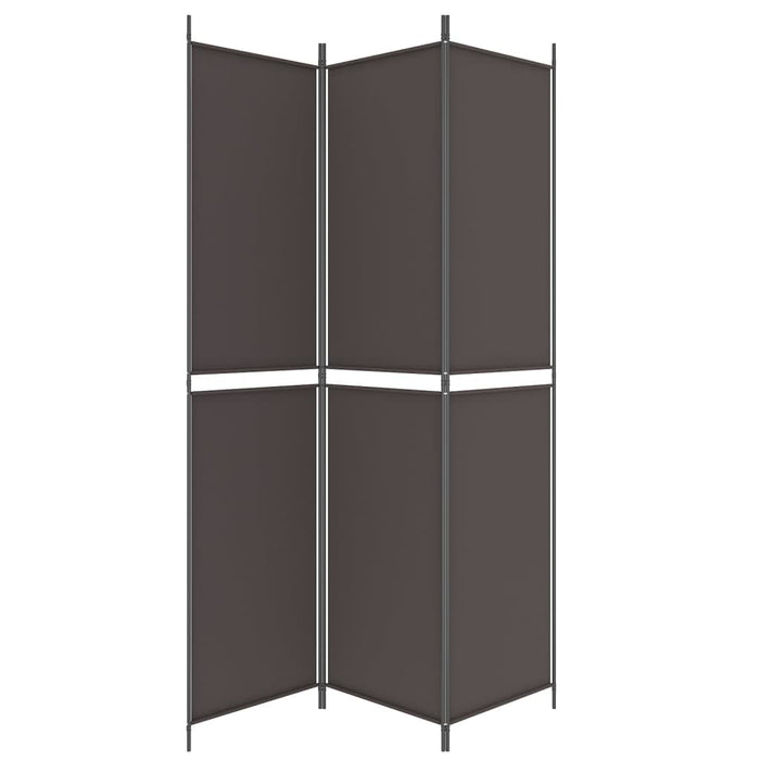 Paravan de cameră cu 3 panouri, maro, 150x220 cm, textil - WALTI WALTI