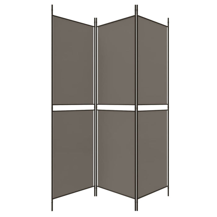 Paravan de cameră cu 3 panouri, antracit, 150x220 cm, textil - WALTI WALTI
