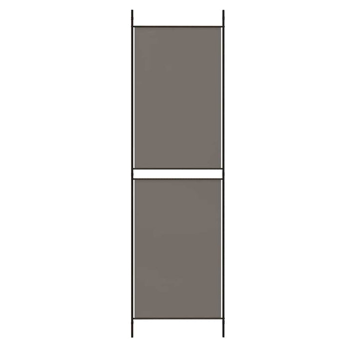 Paravan de cameră cu 4 panouri, antracit, 200x220 cm, textil - WALTI WALTI