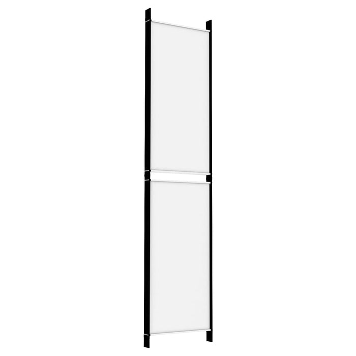 Paravan de cameră cu 5 panouri, alb, 250x220 cm, textil - WALTI WALTI