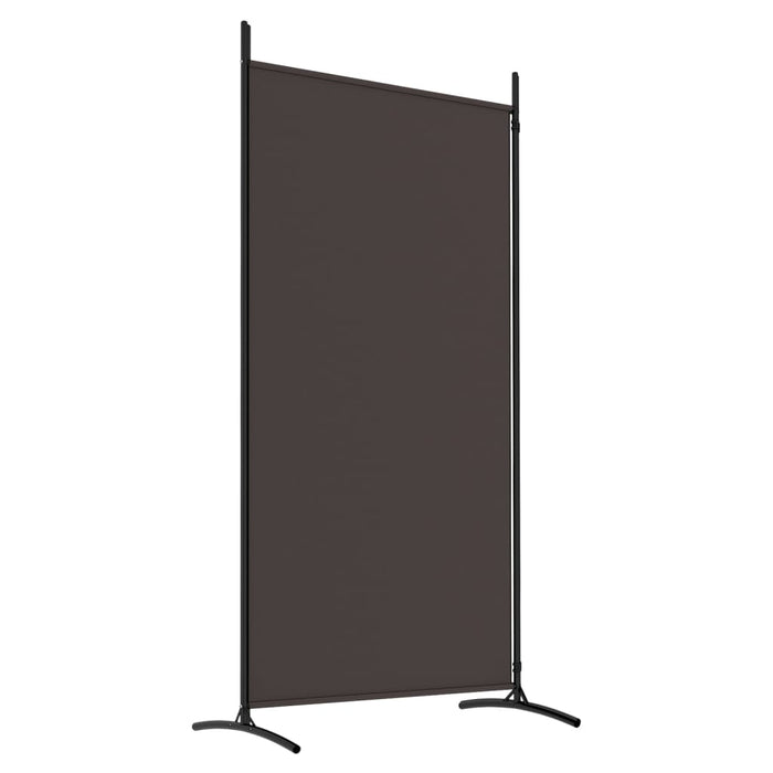 Paravan de cameră cu 2 panouri, maro, 175x180 cm, textil - WALTI WALTI