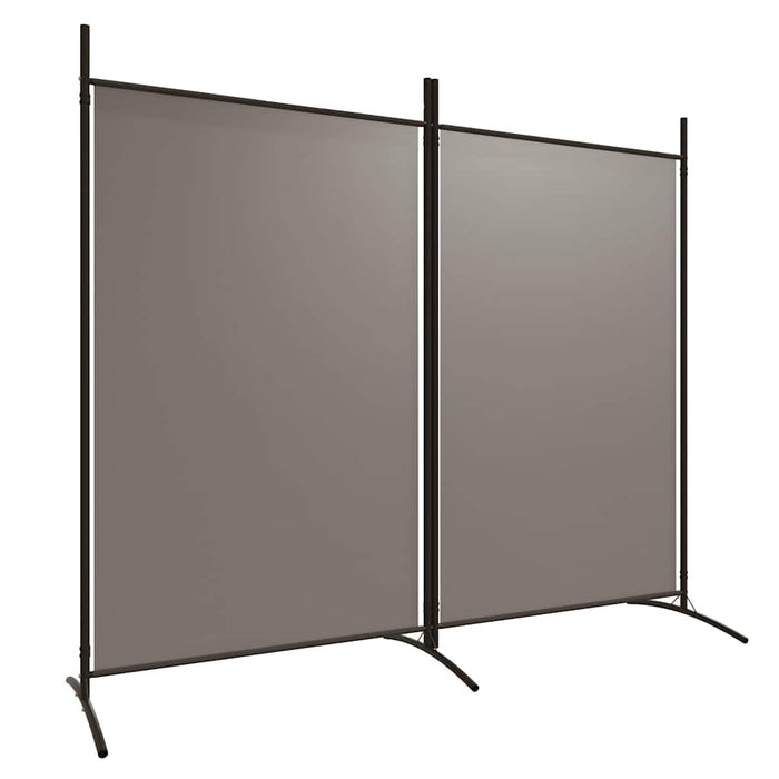 Paravan de cameră cu 2 panouri, antracit, 175x180 cm - WALTI WALTI