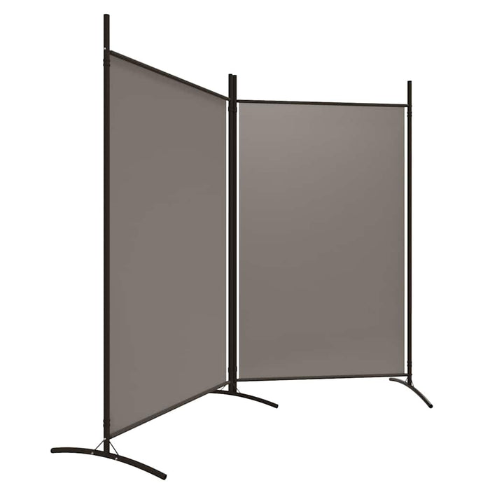 Paravan de cameră cu 2 panouri, antracit, 175x180 cm - WALTI WALTI