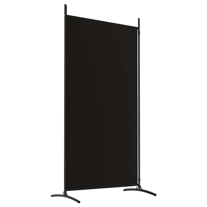 Paravan de cameră cu 2 panouri, negru, 175x180 cm, textil - WALTI WALTI