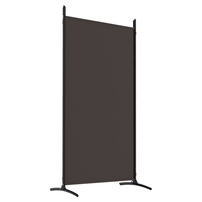 Paravan de cameră cu 4 panouri, maro, 346x180 cm, textil - WALTI WALTI