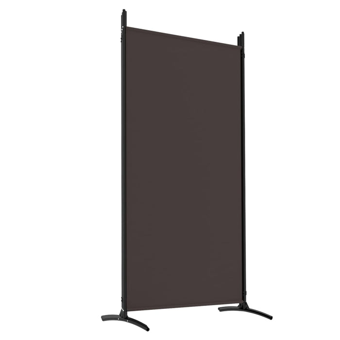 Paravan de cameră cu 5 panouri, maro, 433x180 cm, textil - WALTI WALTI