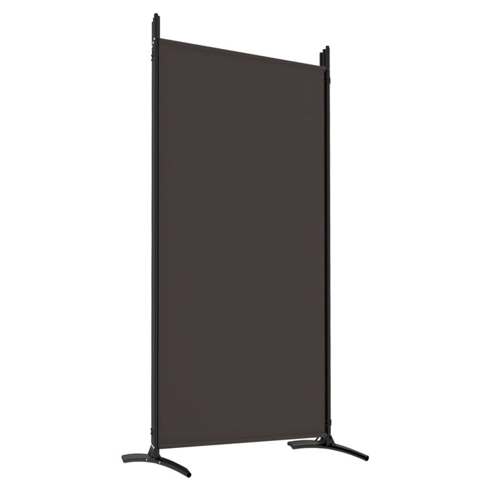 Paravan de cameră cu 6 panouri, maro, 520x180 cm, textil - WALTI WALTI